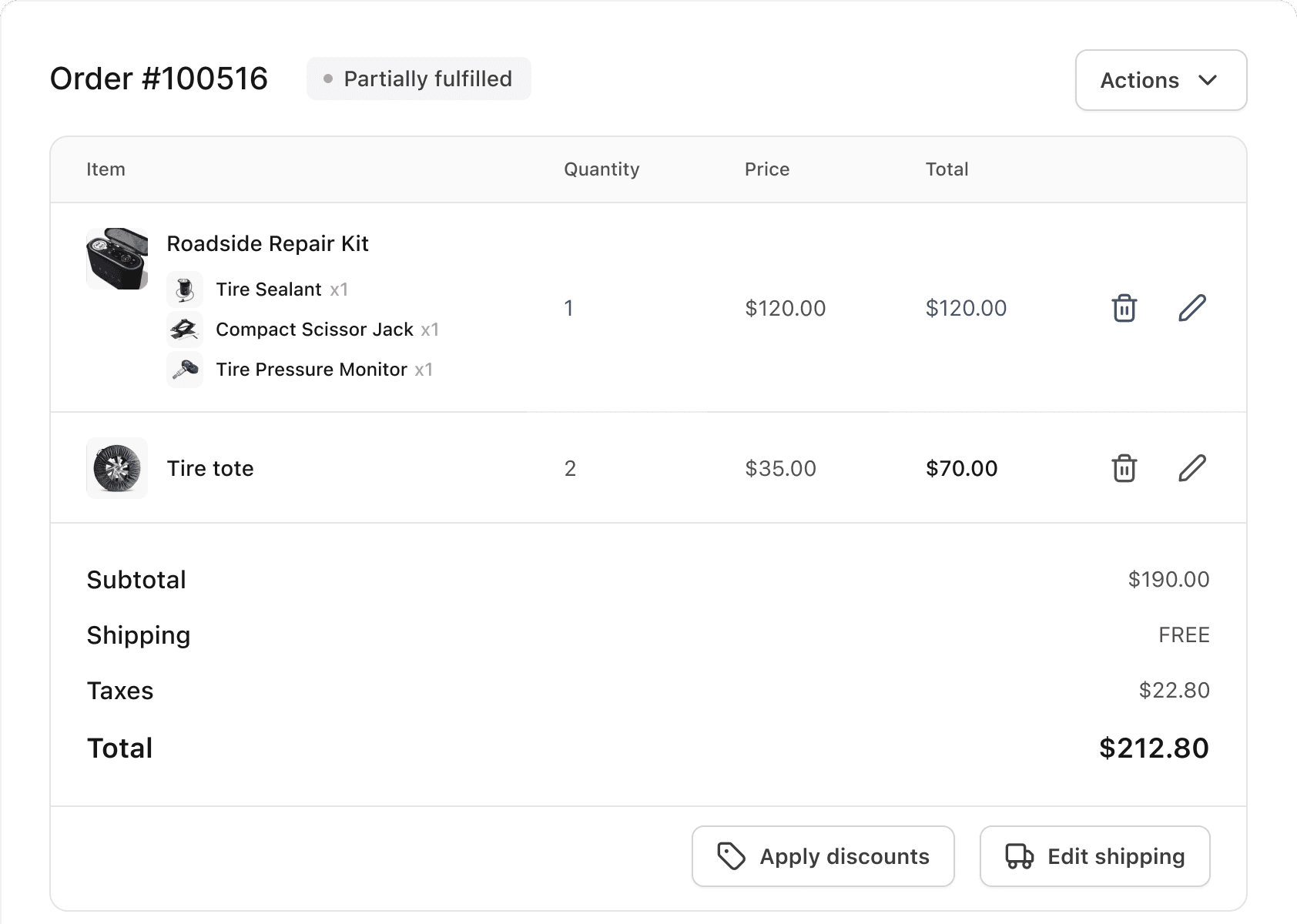 Illustration of Configurable bundles