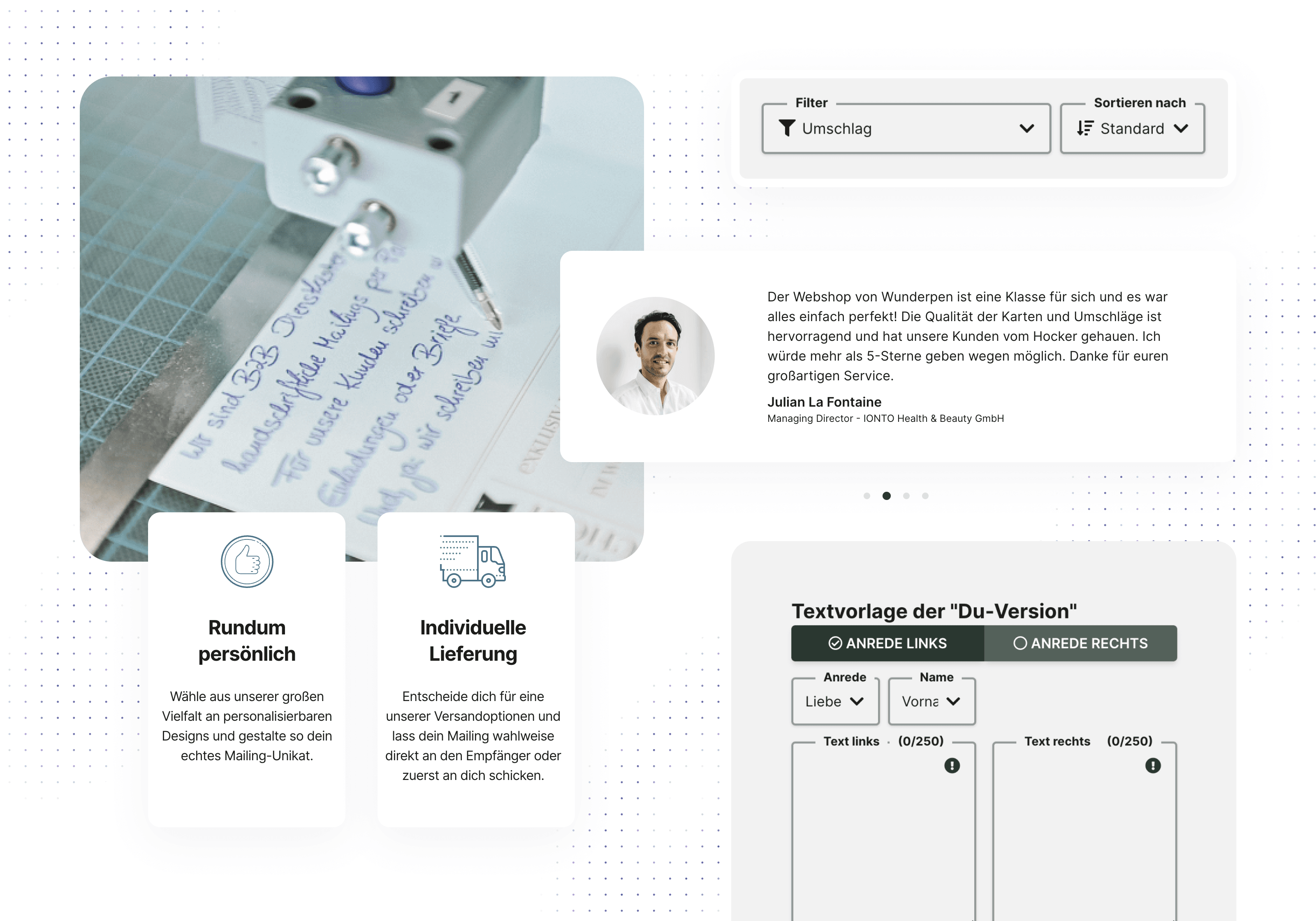 Wunderpen user interface image